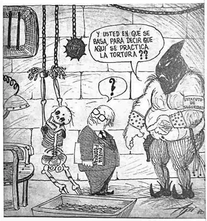 Crítica directa a la represión estatal