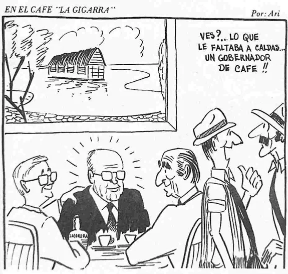 En el café la cigarra