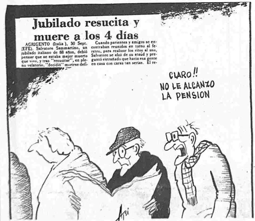 JUBILADO RESUCITA Y MUERE A LOS 4 DÍAS